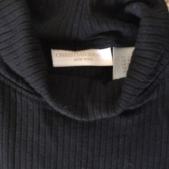 Black mock neck tank - Picture 2 of 2